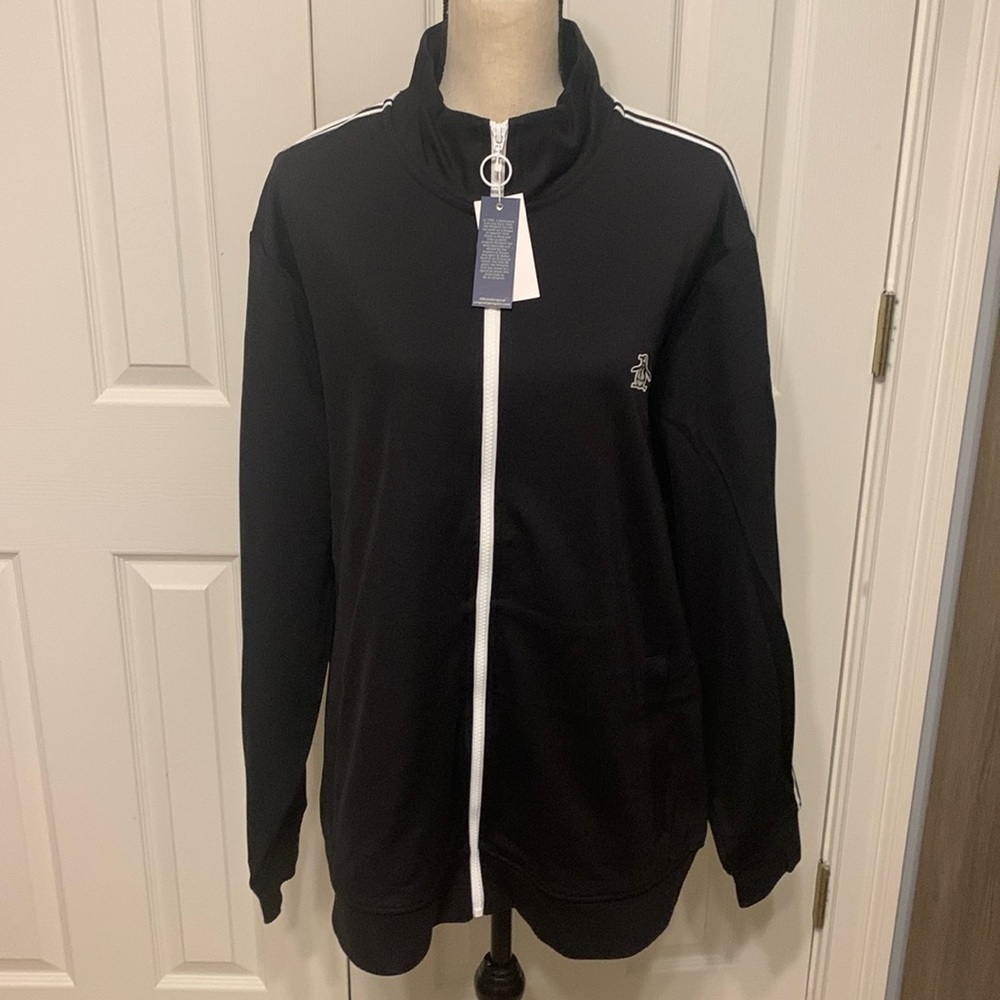 Original Penguin Black and White Performance Jacket